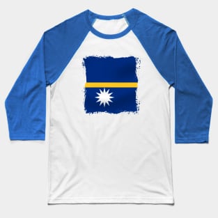 Nauru Artwork Baseball T-Shirt
